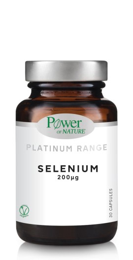 Power of Nature Platinum Range Selenium 200 μg 30 φυτικές κάψουλες