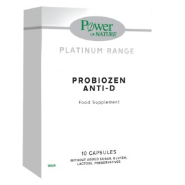Power of Nature Platinum Range Probiozen Anti-D Προβιοτικά 10 κάψουλες