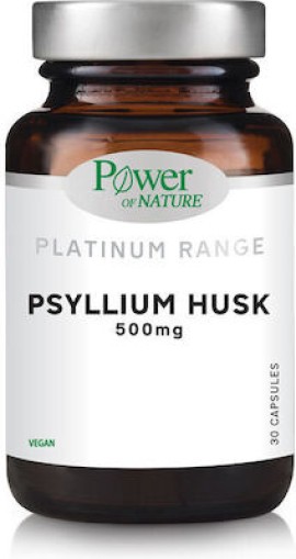 Power of Nature Platinum Range Psyllium Husk 500 mg 30 κάψουλες