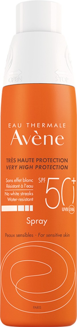 Avene Αντηλιακό Σπρέι SPF50+ για Πολύ Υψηλή Προστασία & Ενυδάτωση 200 ml