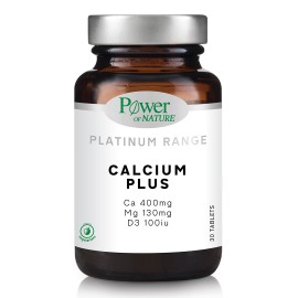 Power of Nature Platinum Range Calcium Plus 30 tabs