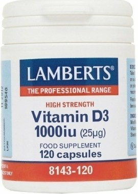 Lamberts Vitamin D3 1000 IU 120 caps