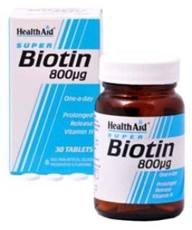 Health Aid Biotin 800 μg Vegan 30 tabs