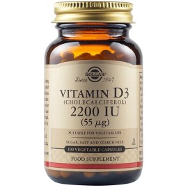 Solgar Vitamin D3 2200 IU 100 veg.caps