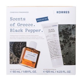 Korres Black Pepper Eau De Toilette 50 ml + Black Pepper Aftershave Βalm 125 ml