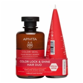 Apivita Color Seal Σαμπουάν Προστασίας Χρώματος 250 ml + Color Seal Κρέμα Μαλλιών Προστασίας Χρώματος 150 ml